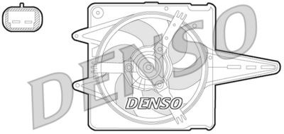 Fan, engine cooling DENSO DER09056