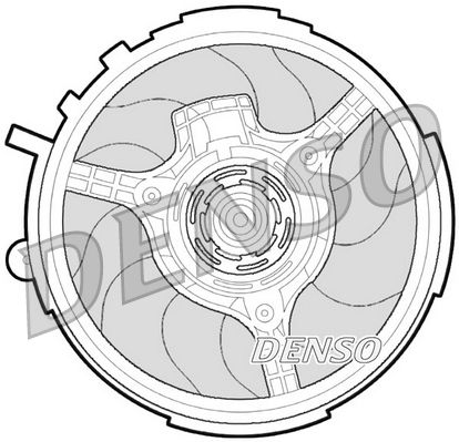 DENSO DER09061 Fan, engine cooling