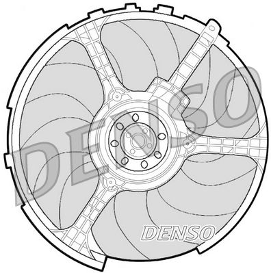DENSO DER09063 Fan, engine cooling
