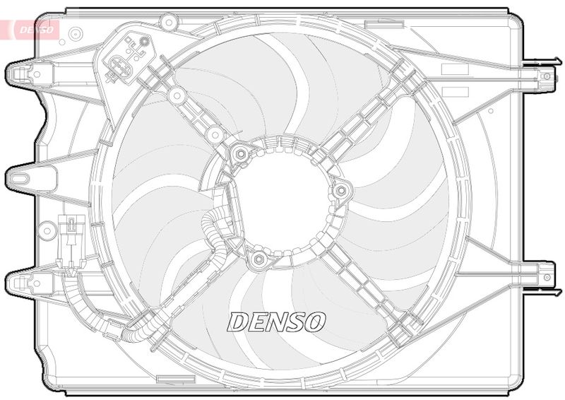 DENSO DER09068 Fan, engine cooling
