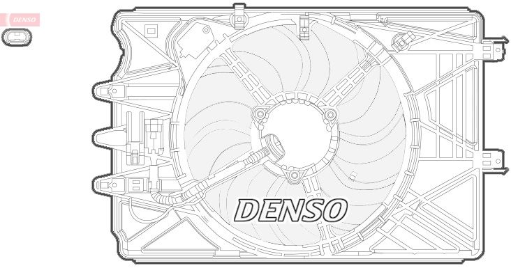 DENSO DER09069 Fan, engine cooling