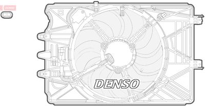 Fan, engine cooling DENSO DER09069