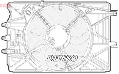 Fan, engine cooling DENSO DER09070