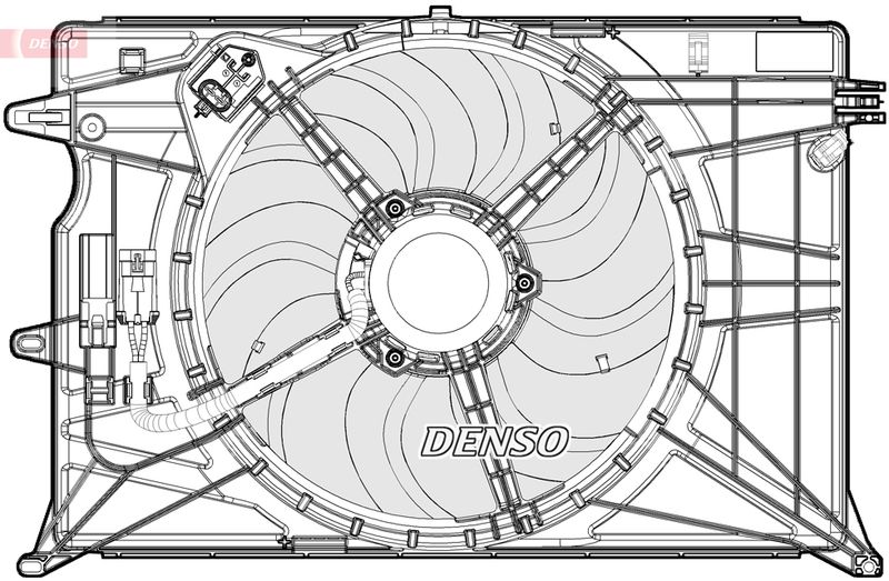 DENSO DER09073 Fan, engine cooling