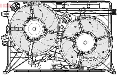 Fan, engine cooling DENSO DER09075