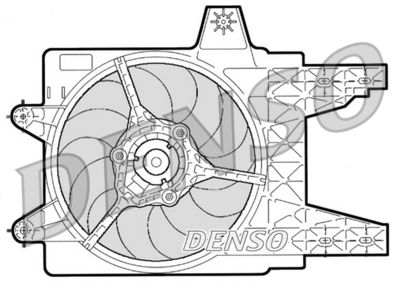Fan, engine cooling DENSO DER09079