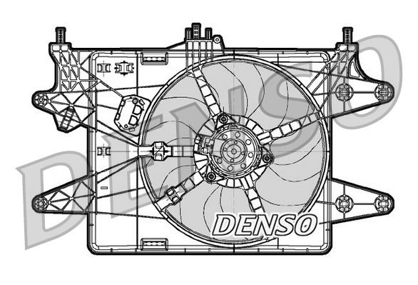 DENSO DER09082 Fan, engine cooling