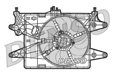 Fan, engine cooling DENSO DER09082