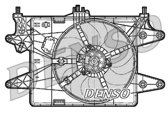DENSO DER09083 Fan, engine cooling