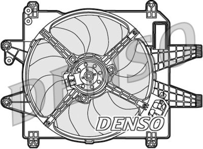 Fan, engine cooling DENSO DER09089