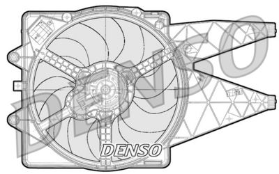 Fan, engine cooling DENSO DER09091