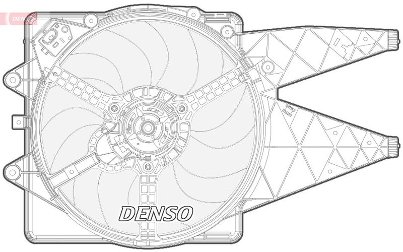 DENSO DER09092 Fan, engine cooling