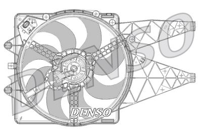 Fan, engine cooling DENSO DER09094
