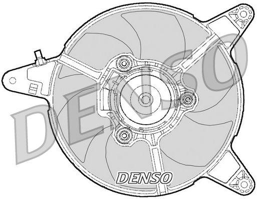 DENSO DER09095 Fan, engine cooling
