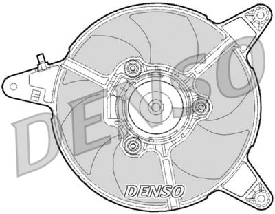 Fan, engine cooling DENSO DER09095