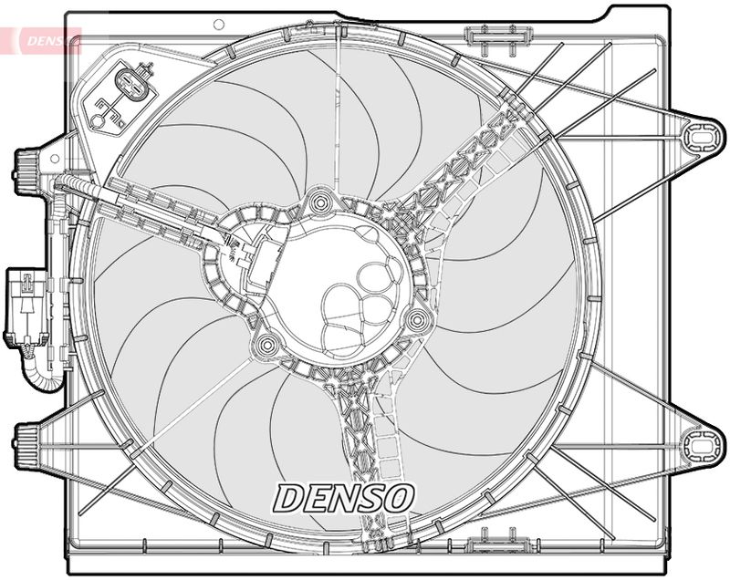 DENSO DER09096 Fan, engine cooling