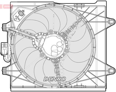Fan, engine cooling DENSO DER09096