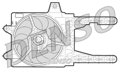Fan, engine cooling DENSO DER09245
