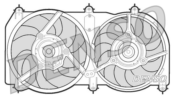DENSO DER09246 Fan, engine cooling