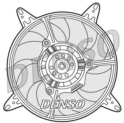 DENSO DER09290 Fan, engine cooling