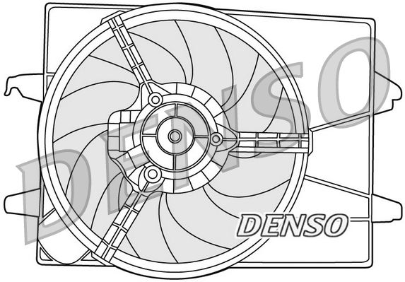 DENSO DER10003 Fan, engine cooling