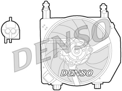 Fan, engine cooling DENSO DER10006