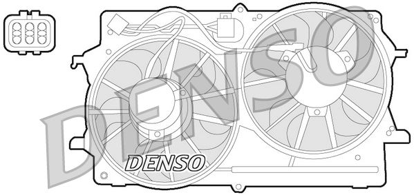 DENSO DER10007 Fan, engine cooling