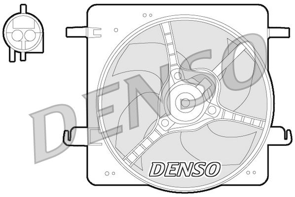 DENSO DER10008 Fan, engine cooling