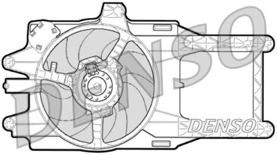 Fan, engine cooling DENSO DER13001