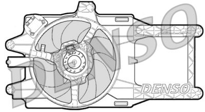 Fan, engine cooling DENSO DER13002