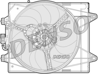 Fan, engine cooling DENSO DER13004