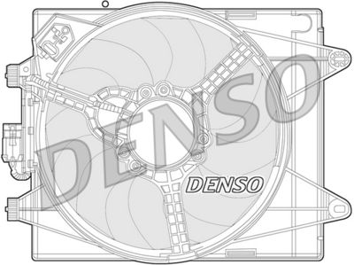 Fan, engine cooling DENSO DER13005