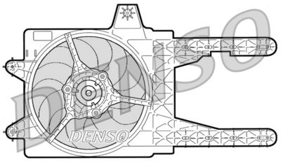 Fan, engine cooling DENSO DER13006