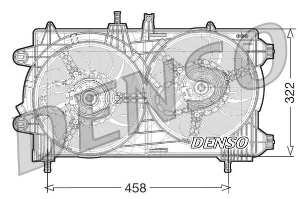 DENSO DER13008 Fan, engine cooling