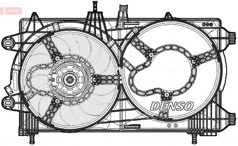 DENSO DER13012 Fan, engine cooling