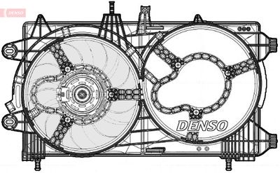 Fan, engine cooling DENSO DER13012