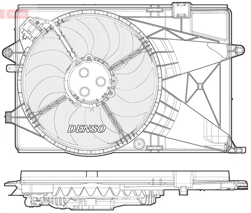 DENSO DER15004 Fan, engine cooling