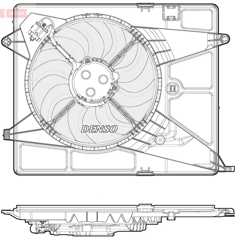 DENSO DER15005 Fan, engine cooling