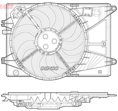 Fan, engine cooling DENSO DER15006