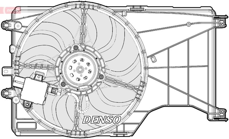 DENSO DER20001 Fan, engine cooling