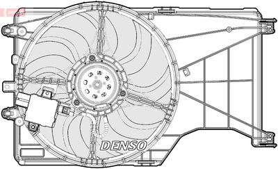 Fan, engine cooling DENSO DER20001