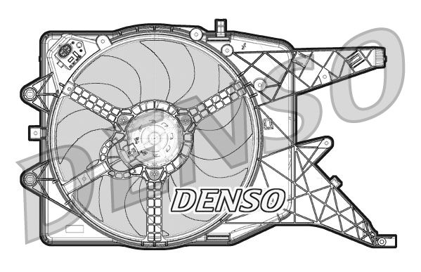 DENSO DER20010 Fan, engine cooling