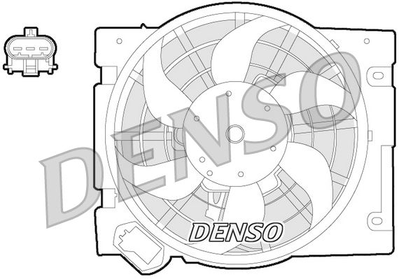 DENSO DER20013 Fan, engine cooling