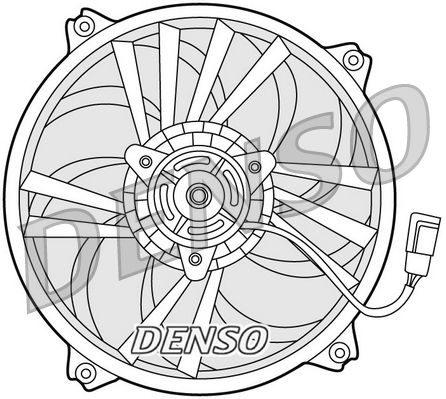 DENSO DER21015 Fan, engine cooling