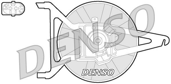 DENSO DER21020 Fan, engine cooling