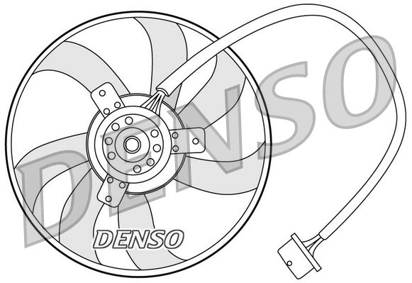 DENSO DER32003 Fan, engine cooling