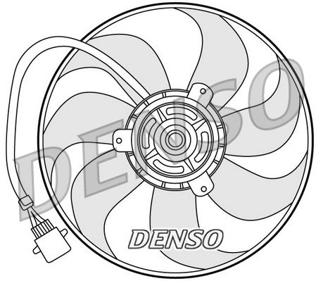 DENSO DER32006 Fan, engine cooling