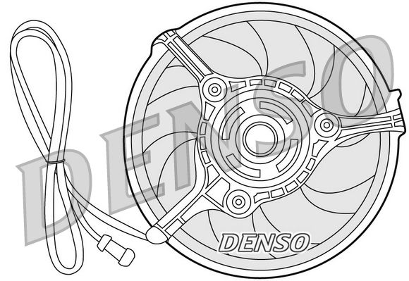 DENSO DER32008 Fan, engine cooling