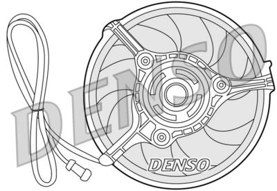 Fan, engine cooling DENSO DER32008