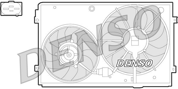 DENSO DER32011 Fan, engine cooling